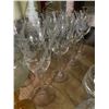Image 3 : 8 Amber-Stem Glasses and 4 Wine Glasses