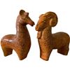 Image 1 : Pair of Ceramic Animal Figurines - Horse & Sheep