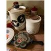 Image 2 : Lot of Vintage Kitchen Tins, Ice Bucket, Cookie Tins & Decorative Serving Pieces