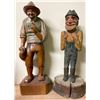 Image 4 : Hand-Carved Folk Art Wooden Figure Group on Bridge Base