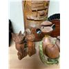 Image 2 : Lot of Assorted Hand-Carved Wooden Decor & Figurines