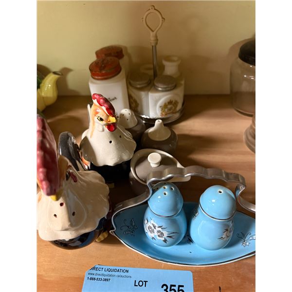 Vintage salt and pepper shakers