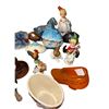 Image 3 : Lot of Vintage Ceramic & Porcelain Collectibles - Elf Figurine, Child Figure, Animal Figurines, Souv