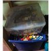 Image 1 : Two full containers of lego