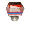 Image 3 : Lot of 3 Vintage Mid-Century Modern Clear Lucite & Aluminum Suggestion Boxes