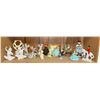 Image 2 : Large Lot of Vintage Porcelain Figurines - Cherubs, Children, Dancers, Harpist, Victorian Groups & W