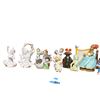 Image 4 : Large Lot of Vintage Porcelain Figurines - Cherubs, Children, Dancers, Harpist, Victorian Groups & W