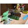 Image 5 : Mixed Art Glass Figurines & Miniatures - Clown Bottles, Train, Animals, Paperweights