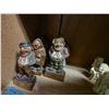 Image 2 : Group of Hand-Carved Folk Art Wooden Character Figurines