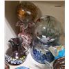 Image 3 : Large Mixed Lot Art Glass Paperweights, Blown Glass & Vintage Figurines