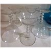 Image 4 : Mixed Vintage Glassware & Pink Milk Glass Lot - Stemware, Decanter & Cups