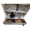 Image 3 : White Painted Wooden Display Hutch / Shelf Unit with Drawers & Lower Storage - Bidder Responsible fo