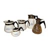 Image 1 : Corning Ware Cornflower Blue Coffee/Tea Carafe Set with Glass Server