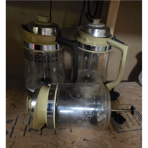 Vintage percolators