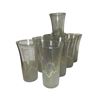 Image 1 : Set of Frosted Mid-Century Style Drinking Glasses