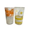 Image 3 : Group of Assorted Juice Glasses - Floral Design, Etc.