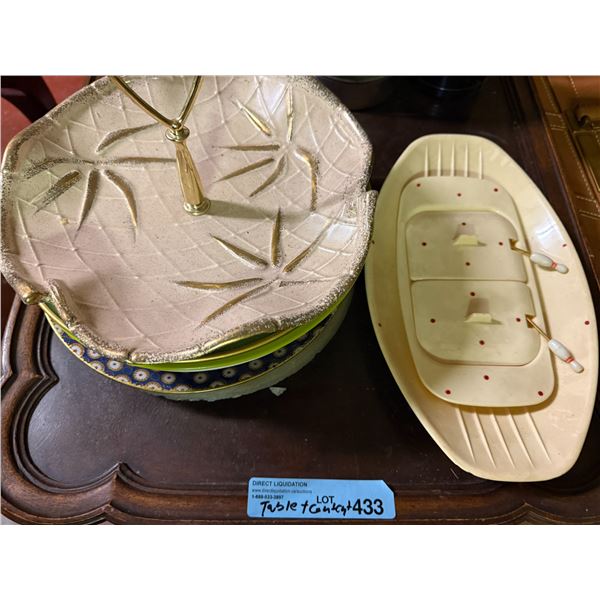 Wood table only. removed contents