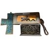 Image 4 : Mixed Vintage Copper & Brass Decor, Boxes, Cross, Trays & Eagle Sculpture