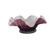 Image 3 : Multi-Color Ruffled Art Glass Bowl