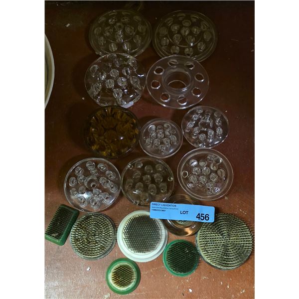 Vintage flower frogs