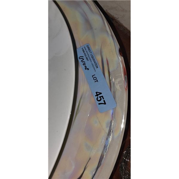 Four piece vintage serving platters