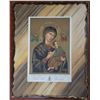 Image 5 : Assorted Framed Vintage Wall Art - Cross Stitch Sampler, Madonna & Child Religious Icon, Mid-Century