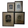Image 1 : Group of Four Framed Antique-Style Portrait Prints