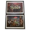 Image 1 : Framed Pair of “Dogs Playing Poker” Prints