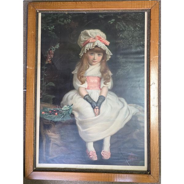 Framed “Cherry Ripe” Style Victorian Child Print