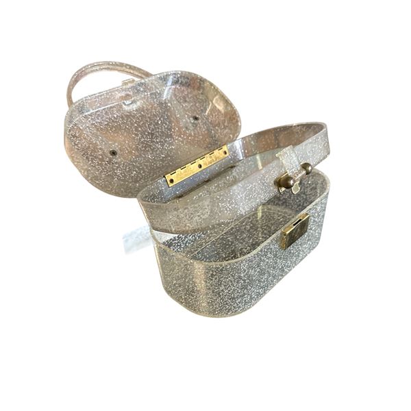 Mid Century Lucite Handbag Style Purse