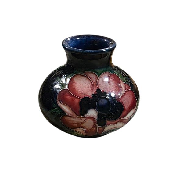 Moorcroft England Tube-Lined Floral Art Pottery Vase
