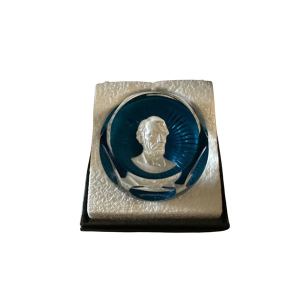 The Franklin Mint Cameos in Crystal Honouring "The Great Leaders of History"