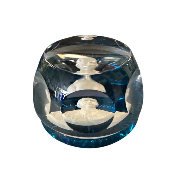 The Franklin Mint Cameos in Crystal Honouring "The Great Leaders of History"