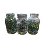 Image 1 : 3 Jars of Glass Marbles