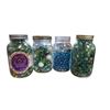 Image 1 : 4 Jars of Glass Marbles - Various Sizes