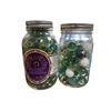 Image 2 : 4 Jars of Glass Marbles - Various Sizes