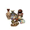 Image 2 : Asian Decorative Vases, Cloisonne & Salt/Pepper Set - Group