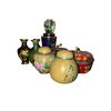 Image 3 : Cloisonne Enamel Vases & Covered Boxes