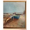 Image 3 : Vancouver - Tony Bruno, "Empty Boat - Adriatic Coast", Oil on Canvas, H24' x W28" with Frame