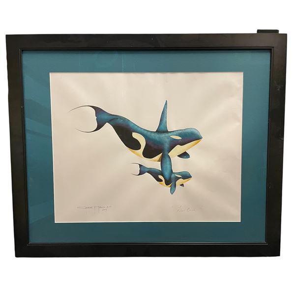 Vancouver - Garnet Tobacco, "First Born", 2014, Acrylic Paint on Paper, H27" x 33.5" with Frame