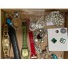 Image 2 : Vancouver - Box full of Vintage Jewellery, includes watches/earrings/Rings & More