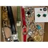 Image 3 : Vancouver - Box full of Vintage Jewellery, includes watches/earrings/Rings & More