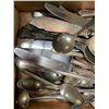 Image 2 : Vancouver -  Box full of assorted Silver Plated Cutlery & Serving (some with stamps)