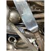 Image 6 : Vancouver -  Box full of assorted Silver Plated Cutlery & Serving (some with stamps)