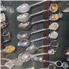 Image 3 : Vancouver - Vintage Wooden Display Collection of Antique Souvenirs Spoons (approx. 50 pcs)