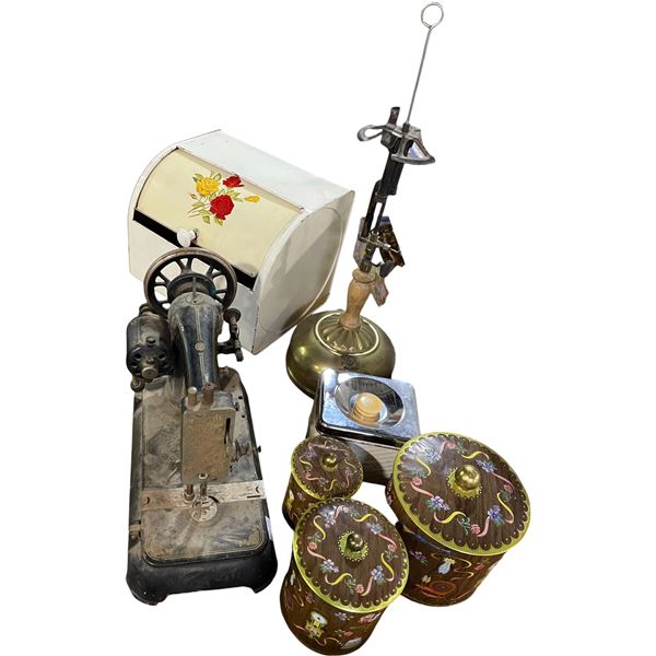 Vancouver - Antique Eatonia Brand Sewing Machine & assorted Vintage Items