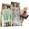 Image 1 : Vancouver - Group of 3 Vintage Dolls with Storage Boxes