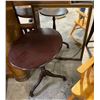 Image 4 : Vancouver - Vintage Furniture Set includes Child's Rocking Chair, Oval Dark Wood Side Table & Rectan