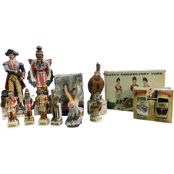 Vancouver - approx. 10-pcs Vintage Ski Country Collectible Liquor Decanters