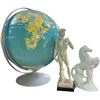 Image 1 : Vancouver - Large Colour World Globe & 2 assorted figurines